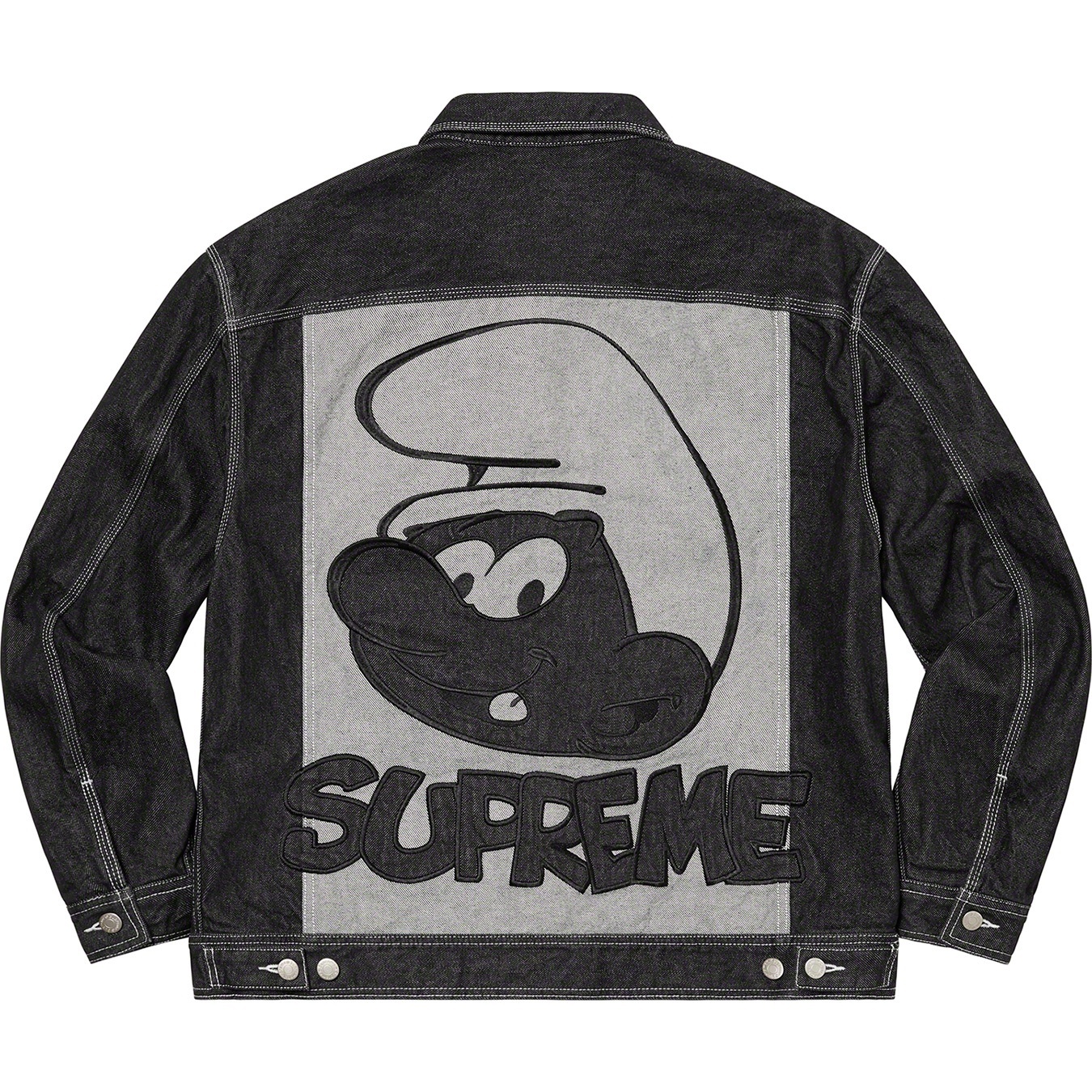Supreme®/Smurfs™ Denim Trucker Jacket view 2